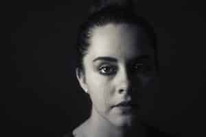 une femme triste