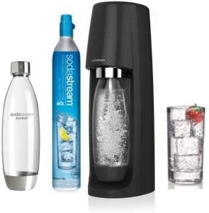 Sodastream Pack SPIRITNFUSE - Machine à Eau pétillante + 2 Bouteilles, Plastique PET