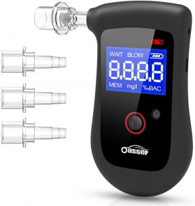 oasser Alcootest Portable Ethylotest Numérique à Capteur Semi-Conducteur