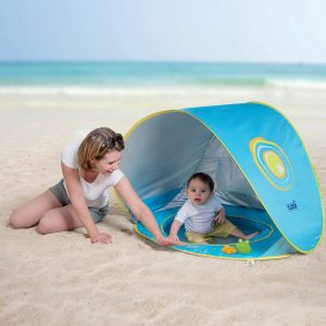 Tente et piscine pop-up par Ludi