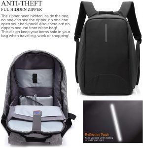Passez la souris sur l'image pour zoomer CoolBELL Sac à Dos d'ordinateur Portable de 15.6 Pouces