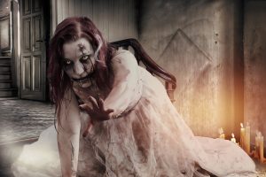 Femme gothique halloween