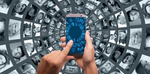 annuaire de clients sur un telephone